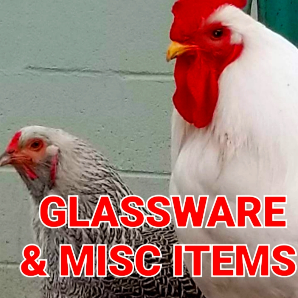 GLASSWARE & MISC ITEMS